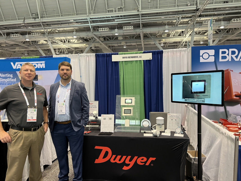 Dwyer booth at ASHE conference
